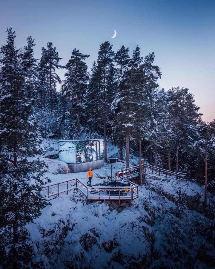 The Wonderinn Mirrored Glass Cabin - Wonderinn Delta Hektner Exterior photo